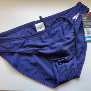 Speedo Solar 1 Inch Swim Brief - Navy size 36"